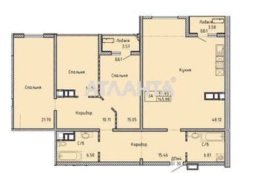 3-rooms apartment apartment by the address st. Shevchenko pr (area 145,4 m²) - Atlanta.ua - photo 34