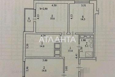 3-кімнатна квартира за адресою Люстдорфська дор. (площа 82,4 м²) - Atlanta.ua - фото 16