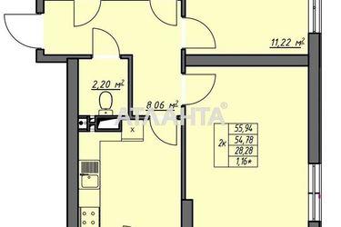 2-комнатная квартира по адресу ул. Грушевского Михаила (площадь 56 м²) - Atlanta.ua - фото 17