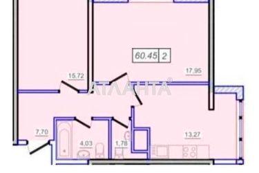 2-кімнатна квартира за адресою вул. Перлинна (площа 59 м²) - Atlanta.ua - фото 16