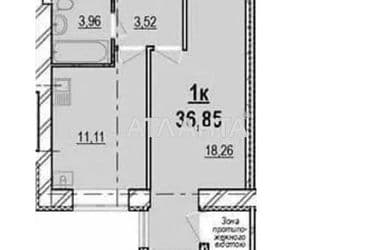 1-комнатная квартира по адресу ул. Генерала Гандзюка (площадь 37 м²) - Atlanta.ua - фото 18