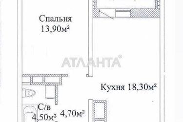 1-кімнатна квартира за адресою вул. Варненська (площа 44,4 м²) - Atlanta.ua - фото 8