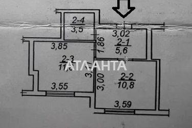 1-кімнатна квартира за адресою вул. Комарова (площа 31,5 м²) - Atlanta.ua - фото 24