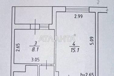 1-кімнатна квартира за адресою вул. Європейська (площа 34,9 м²) - Atlanta.ua - фото 20