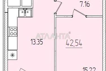 1-кімнатна квартира за адресою вул. Краснова (площа 42,5 м²) - Atlanta.ua - фото 9