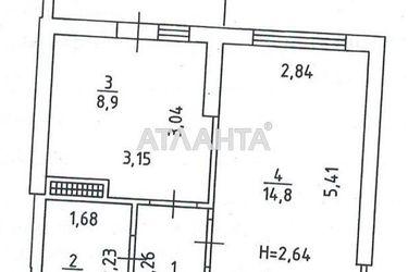 1-комнатная квартира по адресу ул. Грушевского Михаила (площадь 31,9 м²) - Atlanta.ua - фото 24