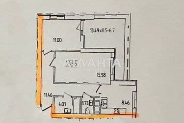 2-кімнатна квартира за адресою вул. Краснова (площа 59,0 м²) - Atlanta.ua - фото 13