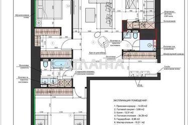 3-кімнатна квартира за адресою вул. Говорова марш. (площа 111,3 м²) - Atlanta.ua - фото 23