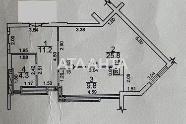 1-кімнатна квартира за адресою вул. Середньофонтанська (площа 51,1 м²) - Atlanta.ua - фото 28