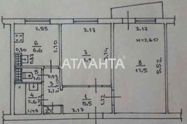 2-rooms apartment apartment by the address st. Dobrovolskogo pr (area 48 m²) - Atlanta.ua - photo 36