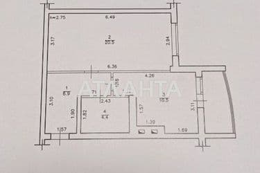 1-кімнатна квартира за адресою вул. Костанді (площа 47 м²) - Atlanta.ua - фото 14