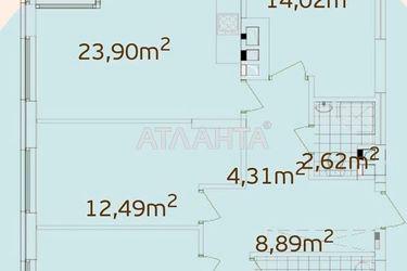 3-кімнатна квартира за адресою вул. Олександра Олеся (площа 89,8 м²) - Atlanta.ua - фото 33