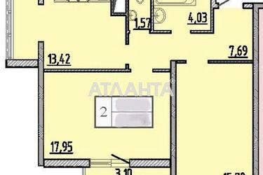 2-rooms apartment apartment by the address st. Zhemchuzhnaya (area 60,6 m²) - Atlanta.ua - photo 48