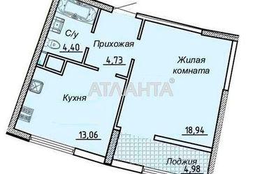 1-кімнатна квартира за адресою вул. Каманіна (площа 40 м²) - Atlanta.ua - фото 18