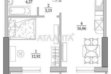 1-room apartment apartment by the address st. Vilyamsa ak (area 41 m²) - Atlanta.ua - photo 28