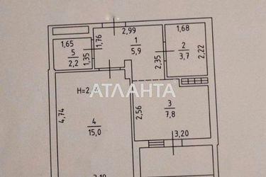 1-комнатная квартира по адресу ул. Грушевского Михаила (площадь 36,4 м²) - Atlanta.ua - фото 12