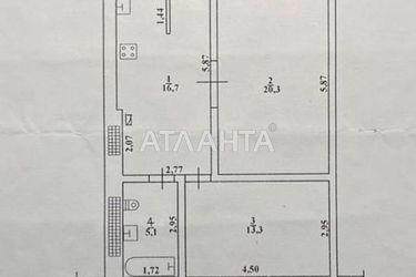 2-комнатная квартира по адресу ул. Цветаева ген. (площадь 55,4 м²) - Atlanta.ua - фото 24