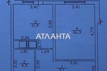 1-кімнатна квартира за адресою Люстдорфська дор. (площа 42,3 м²) - Atlanta.ua - фото 27