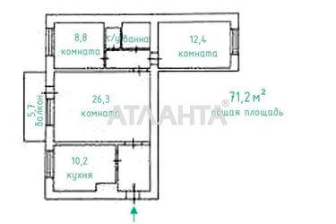 3-кімнатна квартира за адресою вул. Академіка Корольова (площа 71,2 м²) - Atlanta.ua - фото 11