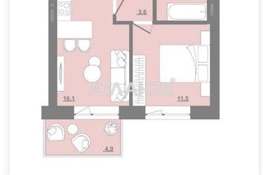 1-кімнатна квартира за адресою вул. Садова (площа 37,5 м²) - Atlanta.ua - фото 10