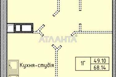 1-комнатная квартира по адресу Шевченко пр. (площадь 66,9 м²) - Atlanta.ua - фото 8