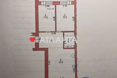 2-кімнатна квартира за адресою вул. Парусна (площа 71,6 м²) - Atlanta.ua - фото 21