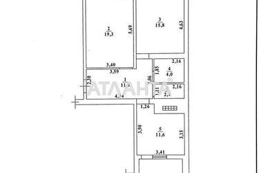 2-rooms apartment apartment by the address st. Lyustdorfskaya dor Chernomorskaya dor (area 68,7 m²) - Atlanta.ua - photo 42