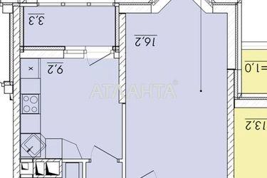 1-кімнатна квартира за адресою Овідіопольська дор. (площа 40,1 м²) - Atlanta.ua - фото 17