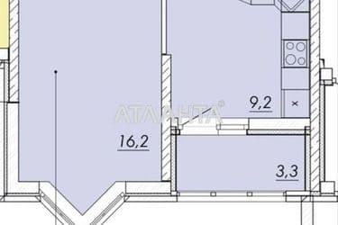 1-комнатная квартира по адресу Овидиопольская дор. (площадь 40,1 м²) - Atlanta.ua - фото 16