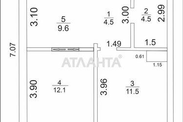 2-кімнатна квартира за адресою вул. Перлинна (площа 42,5 м²) - Atlanta.ua - фото 14