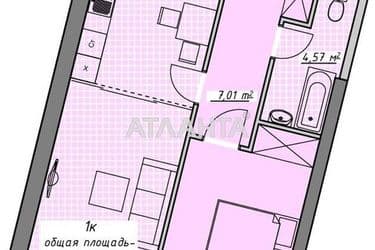 1-кімнатна квартира за адресою Курортний пров. (площа 48,0 м²) - Atlanta.ua - фото 28