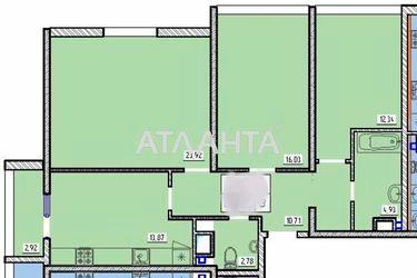 3-rooms apartment apartment by the address st. Zhemchuzhnaya (area 87,1 m²) - Atlanta.ua - photo 44