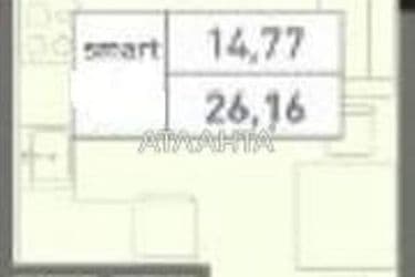1-кімнатна квартира за адресою вул. Вільямса ак. (площа 26,2 м²) - Atlanta.ua - фото 6