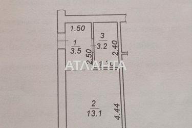 1-кімнатна квартира за адресою вул. Центральна (площа 19,8 м²) - Atlanta.ua - фото 28