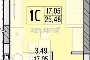 1-кімнатна квартира за адресою вул. Профспілкова (площа 25,3 м²) - Atlanta.ua - фото 6