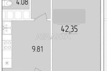 1-кімнатна квартира за адресою вул. Краснова (площа 42,4 м²) - Atlanta.ua - фото 30