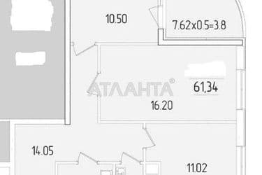 2-комнатная квартира по адресу ул. Краснова (площадь 61,3 м²) - Atlanta.ua - фото 26