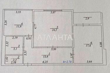 2-rooms apartment apartment by the address st. Gertsena Oleksandra (area 78 m²) - Atlanta.ua - photo 55