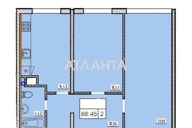 2-кімнатна квартира за адресою вул. Перлинна (площа 65,4 м²) - Atlanta.ua - фото 7