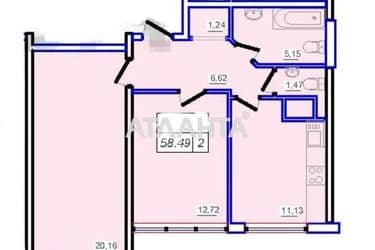 2-кімнатна квартира за адресою вул. Перлинна (площа 59,1 м²) - Atlanta.ua - фото 22