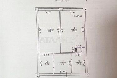 1-room apartment apartment by the address st. Novoberegovaya (area 56,1 m²) - Atlanta.ua - photo 33