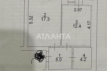 1-кімнатна квартира за адресою вул. Відродження (площа 40,7 м²) - Atlanta.ua - фото 32