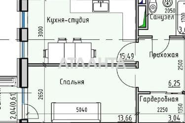 1-кімнатна квартира за адресою вул. Радісна (площа 43 м²) - Atlanta.ua - фото 24
