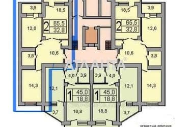 2-комнатная квартира по адресу ул. Антонича (площадь 70,5 м²) - Atlanta.ua - фото 47