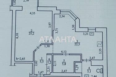 2-кімнатна квартира за адресою вул. Жаботинського (площа 69 м²) - Atlanta.ua - фото 48