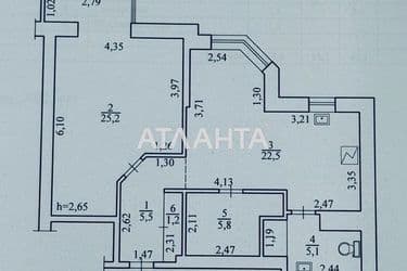 2-комнатная квартира по адресу ул. Жаботинского (площадь 69 м²) - Atlanta.ua - фото 48