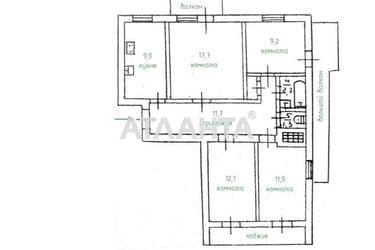 Багатокімнатна квартира за адресою вул. Посмітного (площа 90 м²) - Atlanta.ua - фото 10