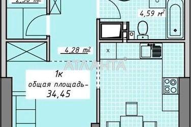 1-кімнатна квартира за адресою Курортний пров. (площа 34,5 м²) - Atlanta.ua - фото 15