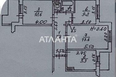 3-rooms apartment apartment by the address st. Balkovskaya Frunze (area 65 m²) - Atlanta.ua - photo 30