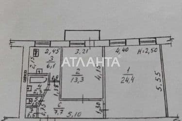 2-кімнатна квартира за адресою вул. Середньофонтанська (площа 56 м²) - Atlanta.ua - фото 12